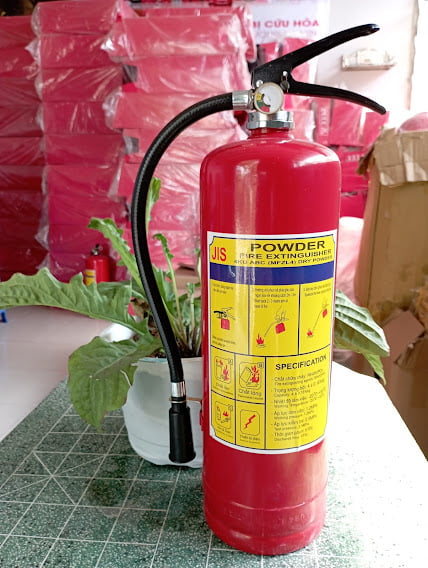 Bình chữa cháy bột abc 4kg kiểm định Bình chữa cháy bột abc 4kg kiểm định