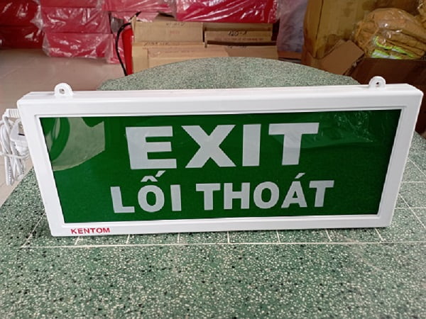 Đèn exit thoát hiển KENTOM Đèn exit thoát hiển KENTOM
