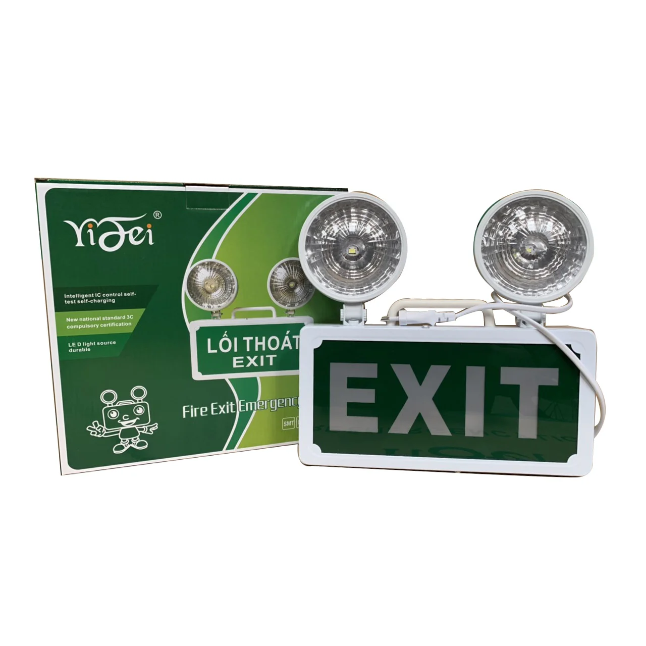 ✅Đèn Sự Cố Kết Hợp Exit 2 Trong 1 |【Giảm Giá】⭐⭐⭐